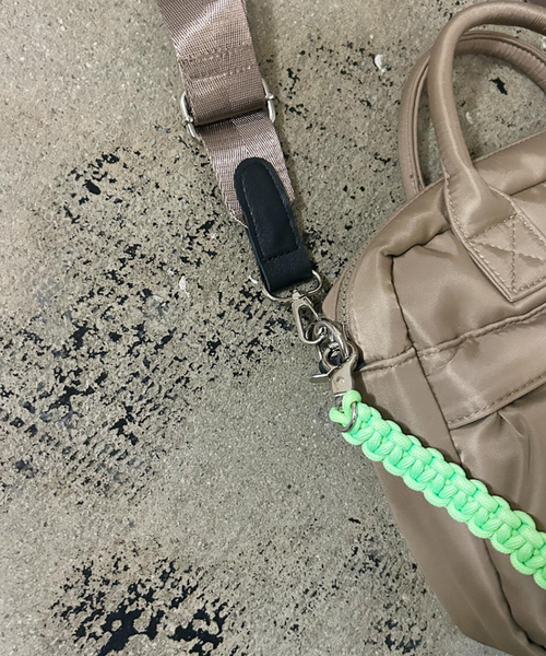 Cheek(チーク)の「【cheek / チーク】W pocket 3way boston / ダブルポケット 3WAYボストンバッグ (C25008)(ショルダーバッグ・メンズ・グレー/ブラック/ベージュ/カーキ・フリー)」の5枚目の写真