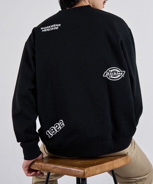 セール】【Dickies】≪別注≫Random Logo Sweater / ランダムロゴ