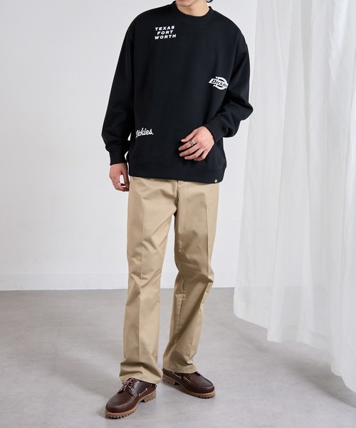 セール】【Dickies】≪別注≫Random Logo Sweater / ランダムロゴ
