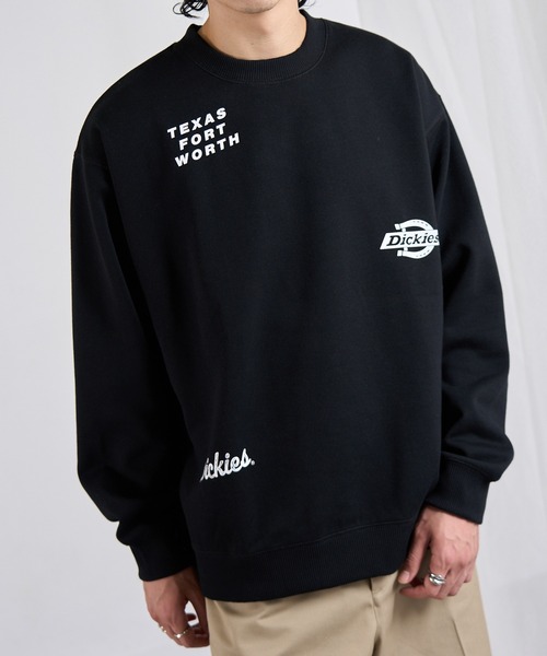 セール】【Dickies】≪別注≫Random Logo Sweater / ランダムロゴ