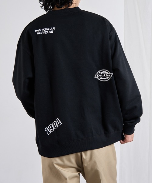 セール】【Dickies】≪別注≫Random Logo Sweater / ランダムロゴ