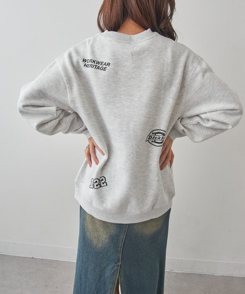 セール】【Dickies】≪別注≫Random Logo Sweater / ランダムロゴ