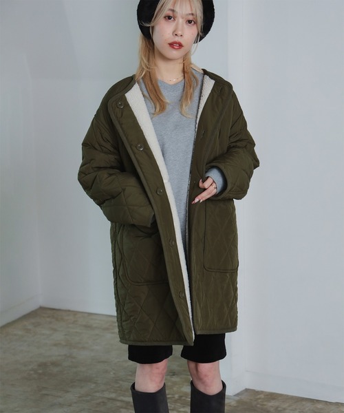 REONARD　リバーシブルコート LOEFF＞ガンクラブチェック リバーシブル コート（その他アウター