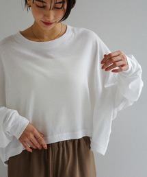 ソフトフライス長袖Tシャツ 《ショート丈 》