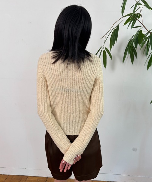 ナロータイヘンリーネックニット（ニット/セーター）｜FUULLY STUDIO
