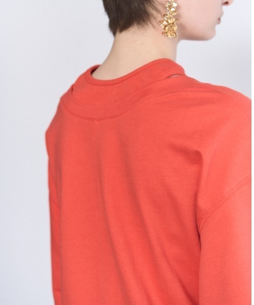 Muel Chic(ミュエルシック)の「Lay sweat one-piece レイスウェットワンピース(ワンピース・レディース・ブラック/オフホワイト/オレンジ・MEDIUM/SMALL)」の7枚目の写真