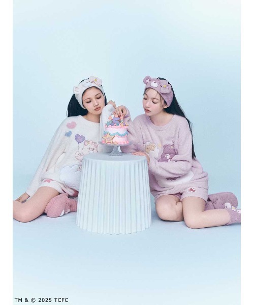 SNIDEL HOME（スナイデルホーム）の「【Care Bears(TM)】プルオーバー（ルームウェア/パジャマ・レディース・オフホワイト/オレンジ/ラベンダー/ライトピンク/ライトブルー・F）」の8枚目の写真
