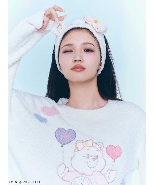 SNIDEL HOME（スナイデルホーム）の「【Care Bears(TM)】プルオーバー（ルームウェア/パジャマ・レディース・オフホワイト/オレンジ/ラベンダー/ライトピンク/ライトブルー・F）」の10枚目の写真