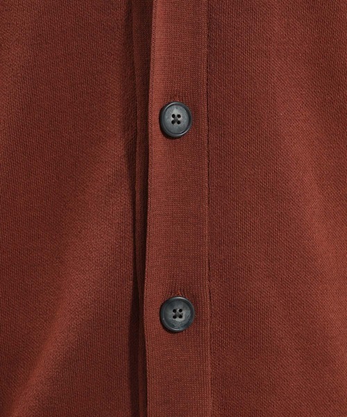 BAYFLOW（ベイフロー）の「鹿の子ニットカーディガン（カーディガン/ボレロ・メンズ・ブラウン/グレー・LARGE/MEDIUM）」の6枚目の写真