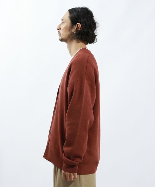 BAYFLOW（ベイフロー）の「鹿の子ニットカーディガン（カーディガン/ボレロ・メンズ・ブラウン/グレー・LARGE/MEDIUM）」の18枚目の写真