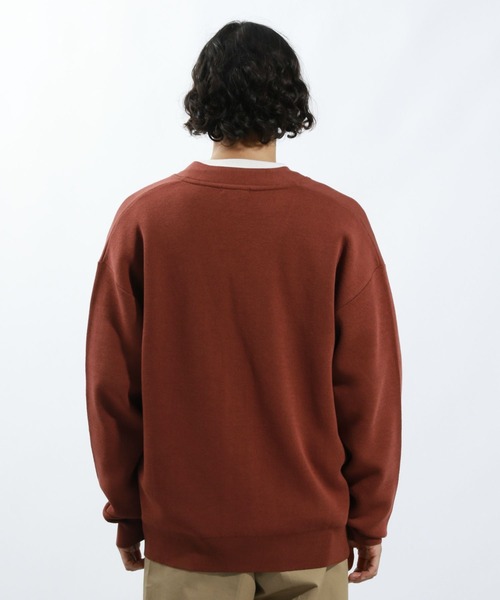 BAYFLOW（ベイフロー）の「鹿の子ニットカーディガン（カーディガン/ボレロ・メンズ・ブラウン/グレー・LARGE/MEDIUM）」の12枚目の写真