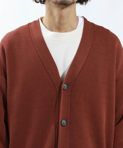 BAYFLOW（ベイフロー）の「鹿の子ニットカーディガン（カーディガン/ボレロ・メンズ・ブラウン/グレー・LARGE/MEDIUM）」の16枚目の写真