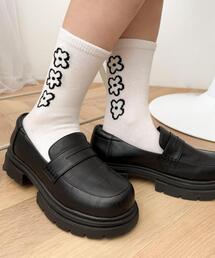 WEGO | WEGO/手書き風3連フラワーソックス(ソックス/靴下)