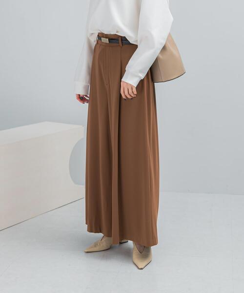 URBAN RESEARCH ROSSO WOMEN(アーバンリサーチ ロッソ)の「DONEEYU マットストレッチポンチパンツ(その他パンツ・レディース・チャコールグレー/ブラウン・38)」の3枚目の写真