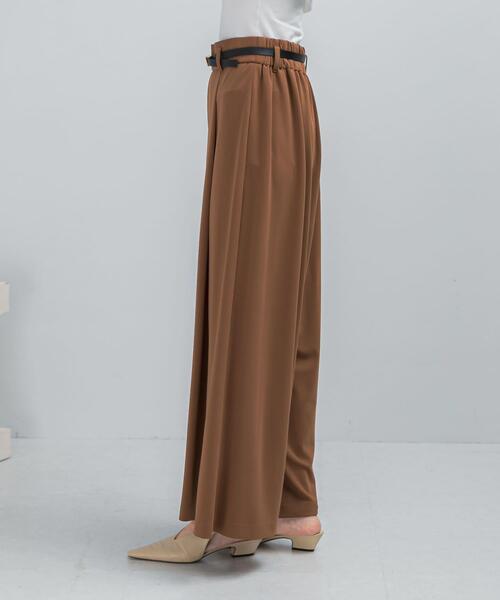 URBAN RESEARCH ROSSO WOMEN(アーバンリサーチ ロッソ)の「DONEEYU マットストレッチポンチパンツ(その他パンツ・レディース・チャコールグレー/ブラウン・38)」の7枚目の写真