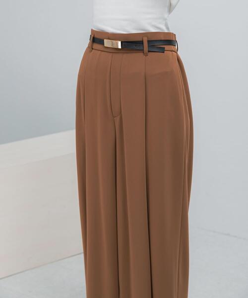 URBAN RESEARCH ROSSO WOMEN(アーバンリサーチ ロッソ)の「DONEEYU マットストレッチポンチパンツ(その他パンツ・レディース・チャコールグレー/ブラウン・38)」の9枚目の写真