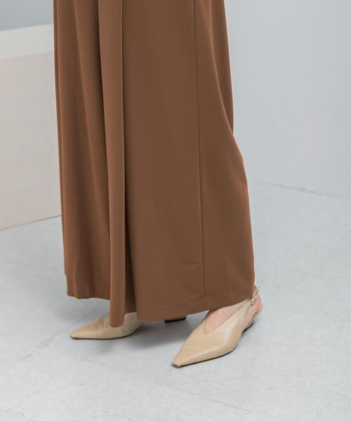 URBAN RESEARCH ROSSO WOMEN(アーバンリサーチ ロッソ)の「DONEEYU マットストレッチポンチパンツ(その他パンツ・レディース・チャコールグレー/ブラウン・38)」の10枚目の写真