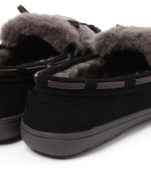 studio CLIP（スタディオクリップ）の「【撥水】リボンファーモカシン（モカシン/デッキシューズ・レディース・ライトグレー/ブラウン/ブラック・SMALL/MEDIUM/LARGE）」の15枚目の写真