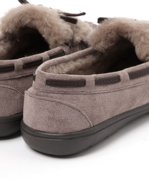 studio CLIP（スタディオクリップ）の「【撥水】リボンファーモカシン（モカシン/デッキシューズ・レディース・ライトグレー/ブラウン/ブラック・SMALL/MEDIUM/LARGE）」の17枚目の写真