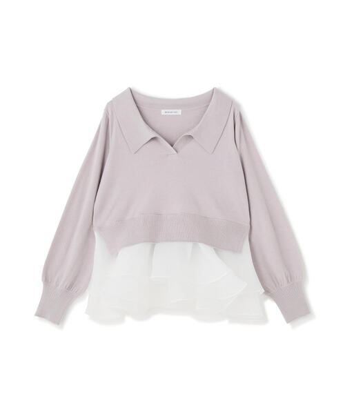 NATURAL BEAUTY BASIC(ナチュラルビューティーベーシック)の「◇オーガンドッキングスキッパーニット(ニット/セーター・レディース・ブラック/グレー系その他/オフホワイト・FREE)」の22枚目の写真
