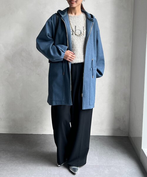 フードメルトンコート（その他アウター）｜Chez toi（シェトワ）の