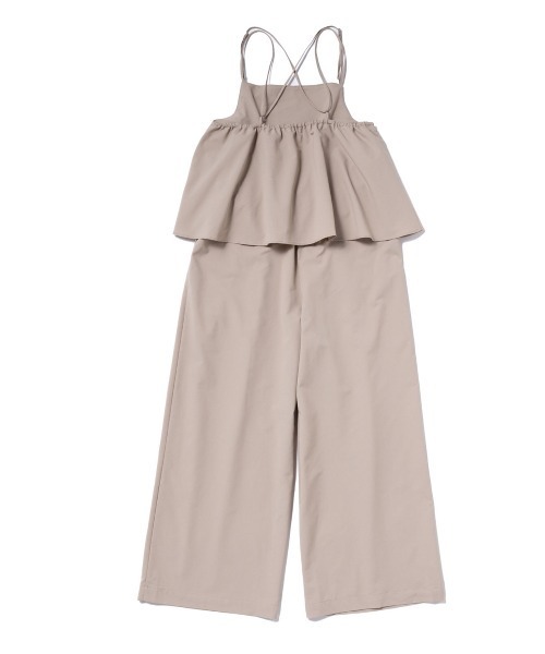 THOUSAND MILE（サウザンドマイル）の「[L's]CAMISOLE SALOPETTE HIGH AIR PERMEABILITY/キャミソールサロペット（サロペット/オーバーオール・レディース・ブラック/グレイッシュベージュ/セージグリーン/ブルー・FREE）」の6枚目の写真