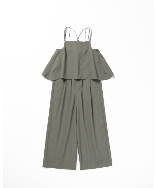 THOUSAND MILE（サウザンドマイル）の「[L's]CAMISOLE SALOPETTE HIGH AIR PERMEABILITY/キャミソールサロペット（サロペット/オーバーオール・レディース・ブラック/グレイッシュベージュ/セージグリーン/ブルー・FREE）」の7枚目の写真
