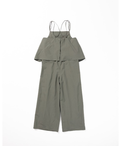 THOUSAND MILE（サウザンドマイル）の「[L's]CAMISOLE SALOPETTE HIGH AIR PERMEABILITY/キャミソールサロペット（サロペット/オーバーオール・レディース・ブラック/グレイッシュベージュ/セージグリーン/ブルー・FREE）」の8枚目の写真