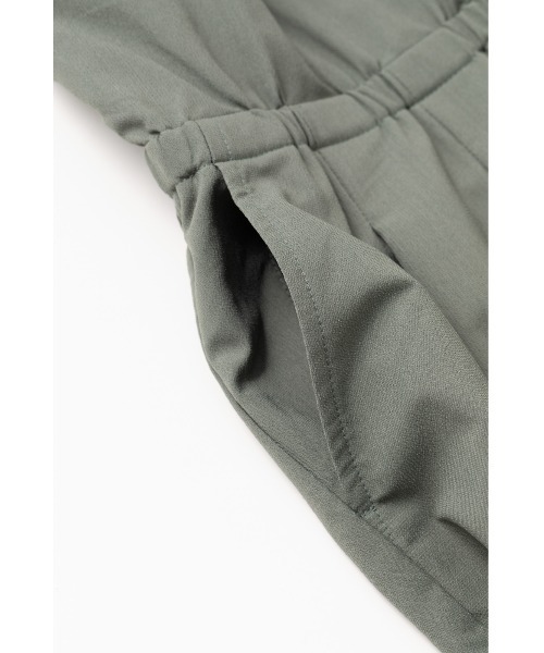 THOUSAND MILE（サウザンドマイル）の「[L's]CAMISOLE SALOPETTE HIGH AIR PERMEABILITY/キャミソールサロペット（サロペット/オーバーオール・レディース・ブラック/グレイッシュベージュ/セージグリーン/ブルー・FREE）」の10枚目の写真