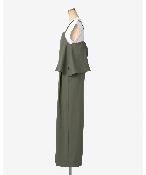 THOUSAND MILE（サウザンドマイル）の「[L's]CAMISOLE SALOPETTE HIGH AIR PERMEABILITY/キャミソールサロペット（サロペット/オーバーオール・レディース・ブラック/グレイッシュベージュ/セージグリーン/ブルー・FREE）」の15枚目の写真