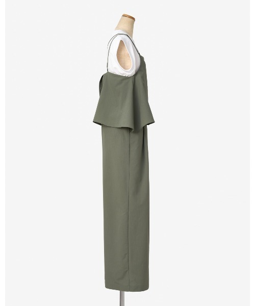 THOUSAND MILE（サウザンドマイル）の「[L's]CAMISOLE SALOPETTE HIGH AIR PERMEABILITY/キャミソールサロペット（サロペット/オーバーオール・レディース・ブラック/グレイッシュベージュ/セージグリーン/ブルー・FREE）」の16枚目の写真