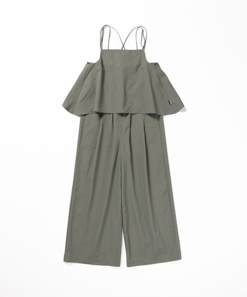 THOUSAND MILE（サウザンドマイル）の「[L's]CAMISOLE SALOPETTE HIGH AIR PERMEABILITY/キャミソールサロペット（サロペット/オーバーオール・レディース・ブラック/グレイッシュベージュ/セージグリーン/ブルー・FREE）」の16枚目の写真
