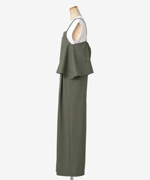THOUSAND MILE（サウザンドマイル）の「[L's]CAMISOLE SALOPETTE HIGH AIR PERMEABILITY/キャミソールサロペット（サロペット/オーバーオール・レディース・ブラック/グレイッシュベージュ/セージグリーン/ブルー・FREE）」の18枚目の写真