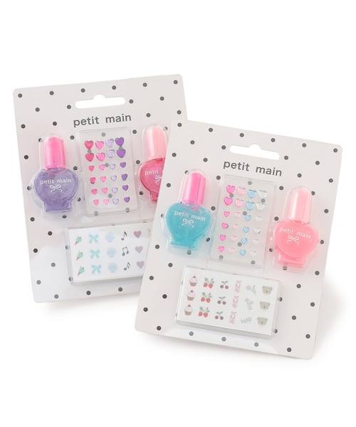 petit main（プティマイン）の「【コスメ】キッズネイルカラーセット/L（その他小物・キッズ・サックスブルー/ラベンダー・F）」の8枚目の写真