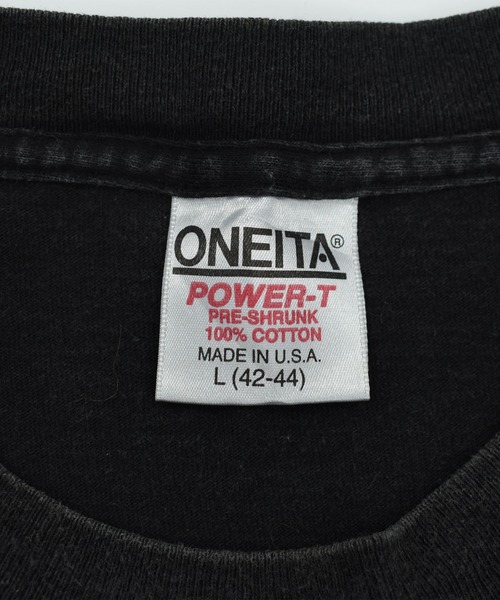 NBA/NFL/NHL/MLB(エヌビーエーエヌエフエルエヌエイチエルエムエルビー)の「【USED】90’s ONITA “NBA Chicago Bulls” バスケ Tシャツ USA製(Tシャツ/カットソー・メンズ・ブラック・LARGE)」の6枚目の写真