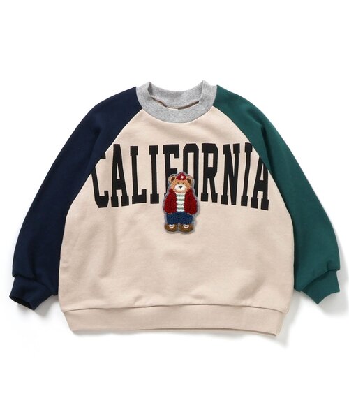 BREEZE（ブリーズ）の「【リンク/セットアップ可】カレッジバリエーショントレーナー_ジュニア対応（スウェット・キッズ・ブラック/アイボリー/サックスブルー/グリーン/レインボー/レッド/チャコール/イエロー・80/90/100/110/120/130/140/150）」の21枚目の写真