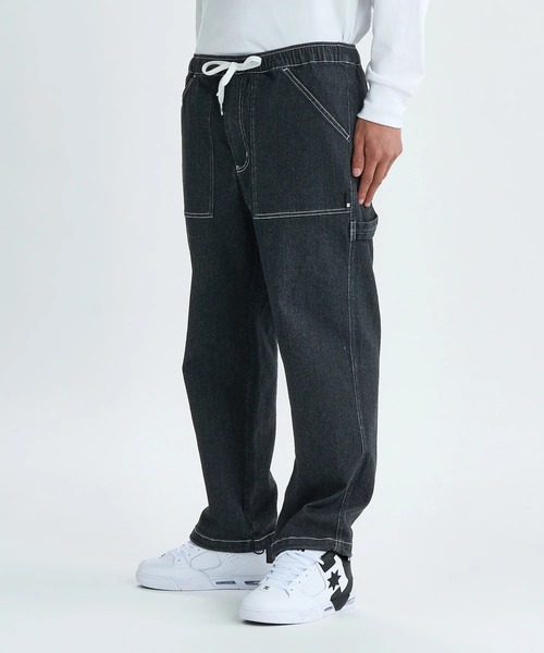 DC SHOES(ディーシーシューズ)の「25 WIDE PAINTER PANT /DCストレッチウエストゴム裾ドローコード付きペインターパンツ(その他パンツ・メンズ・ブラック系その他/ライトブルー/ブラック/インディゴブルー/ブラウン・MEDIUM/X-LARGE/LARGE)」の9枚目の写真