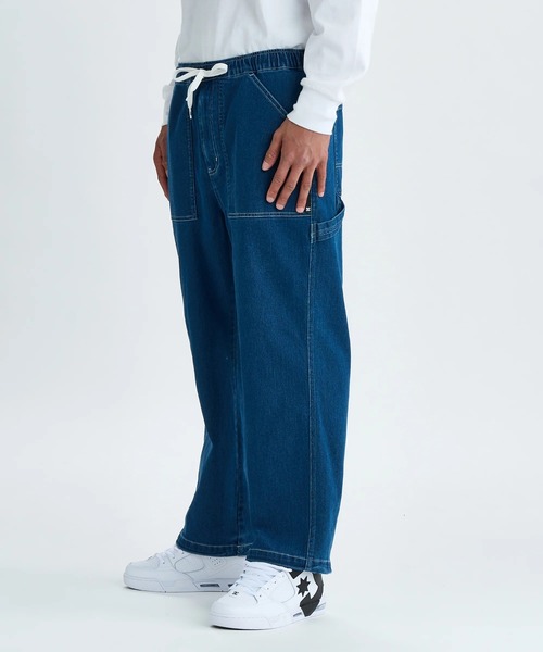 DC SHOES(ディーシーシューズ)の「25 WIDE PAINTER PANT /DCストレッチウエストゴム裾ドローコード付きペインターパンツ(その他パンツ・メンズ・ブラック系その他/ライトブルー/ブラック/インディゴブルー/ブラウン・MEDIUM/X-LARGE/LARGE)」の13枚目の写真