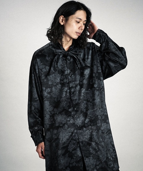 NO ID.（ノーアイディ）の「【NO ID.】Modify Big Shirt / モディファイ ビッグ シャツ（シャツ/ブラウス・メンズ・ブラック/ホワイト・ONE SIZE）」の15枚目の写真