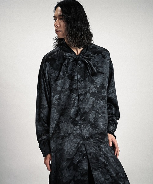 NO ID.（ノーアイディ）の「【NO ID.】Modify Big Shirt / モディファイ ビッグ シャツ（シャツ/ブラウス・メンズ・ブラック/ホワイト・ONE SIZE）」の16枚目の写真