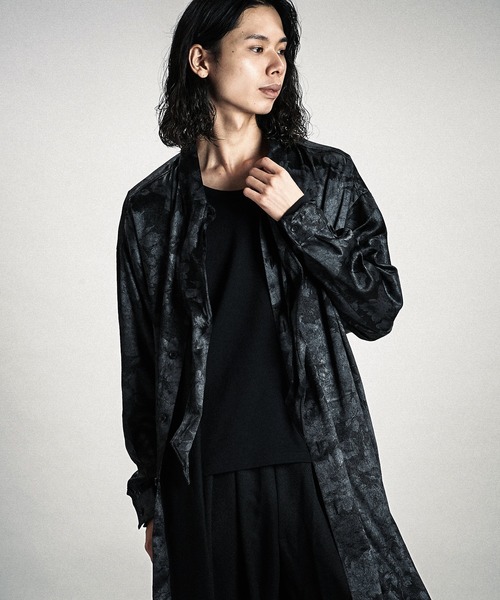 セール】【NO ID.】Modify Big Shirt / モディファイ ビッグ シャツ