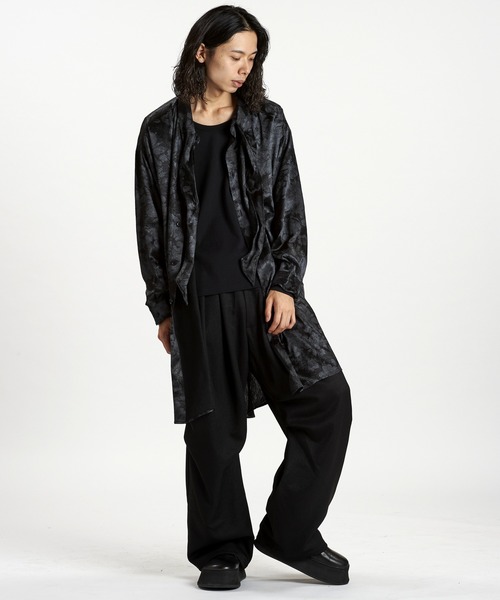NO ID.（ノーアイディ）の「【NO ID.】Modify Big Shirt / モディファイ ビッグ シャツ（シャツ/ブラウス・メンズ・ブラック/ホワイト・ONE SIZE）」の20枚目の写真