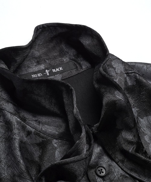 NO ID.（ノーアイディ）の「【NO ID.】Modify Big Shirt / モディファイ ビッグ シャツ（シャツ/ブラウス・メンズ・ブラック/ホワイト・ONE SIZE）」の10枚目の写真