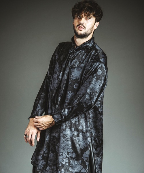 NO ID.（ノーアイディ）の「【NO ID.】Modify Big Shirt / モディファイ ビッグ シャツ（シャツ/ブラウス・メンズ・ブラック/ホワイト・ONE SIZE）」の22枚目の写真