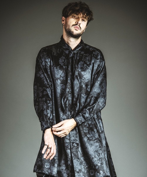 NO ID.（ノーアイディ）の「【NO ID.】Modify Big Shirt / モディファイ ビッグ シャツ（シャツ/ブラウス・メンズ・ブラック/ホワイト・ONE SIZE）」の21枚目の写真