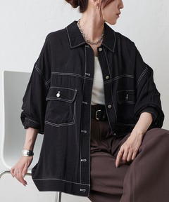 ☆メゾンスペシャル☆！完売品！[25summer]カラーステッチショート