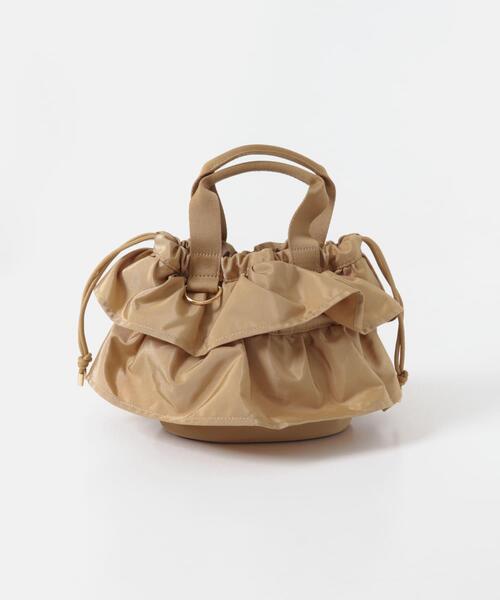 RODE SKO(ロデスコ)の「軽量フリルキンチャクバッグ(ハンドバッグ・レディース・ベージュ/ブラウン/ブラック・ONE)」の19枚目の写真