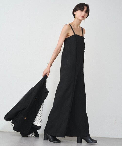 20周年限定】ツイードオールインワン（ワンピース）｜LOUNGEDRESS