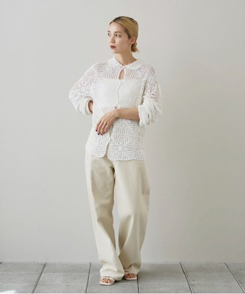 TODAYFUL(トゥデイフル)の「Crochet Lace Shirts(シャツ/ブラウス・レディース・キナリ/ブラック・FREE)」の8枚目の写真