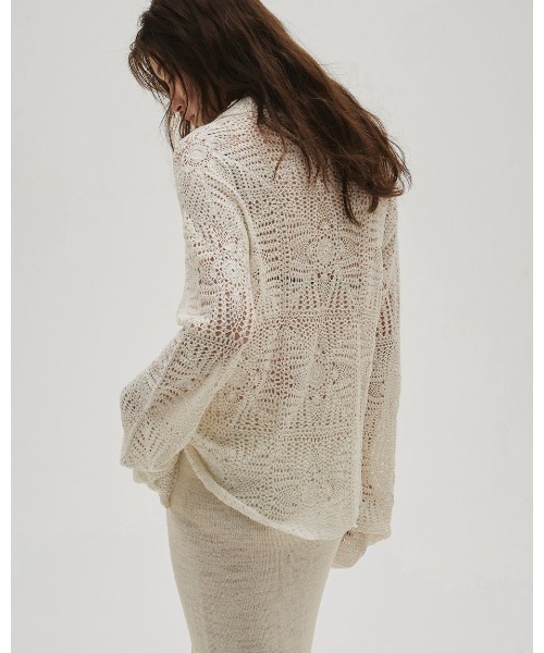 TODAYFUL(トゥデイフル)の「Crochet Lace Shirts(シャツ/ブラウス・レディース・キナリ/ブラック・FREE)」の9枚目の写真